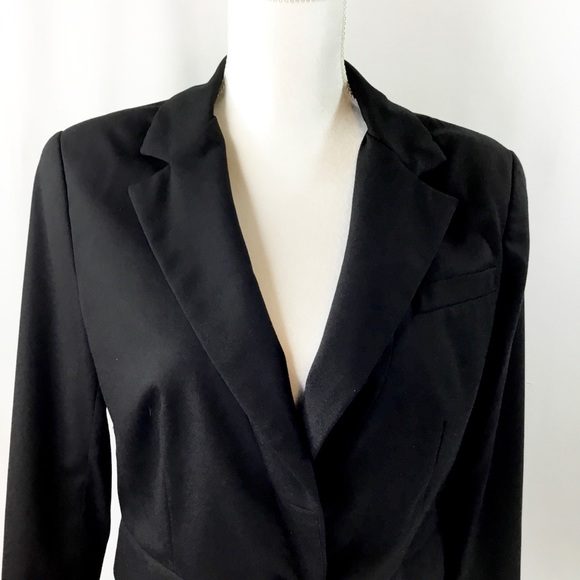 NewYork & Company Blk Single Button Woman’s Blazer, Jacket - Picture 3 of 8